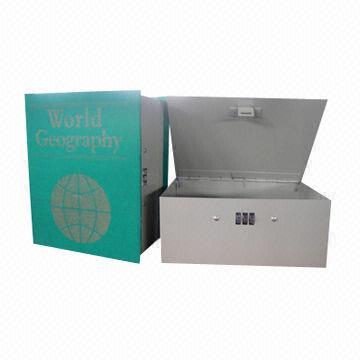 Book-shaped Cash Boxes with Improved Combination Lock Hook and Fabric Cover
