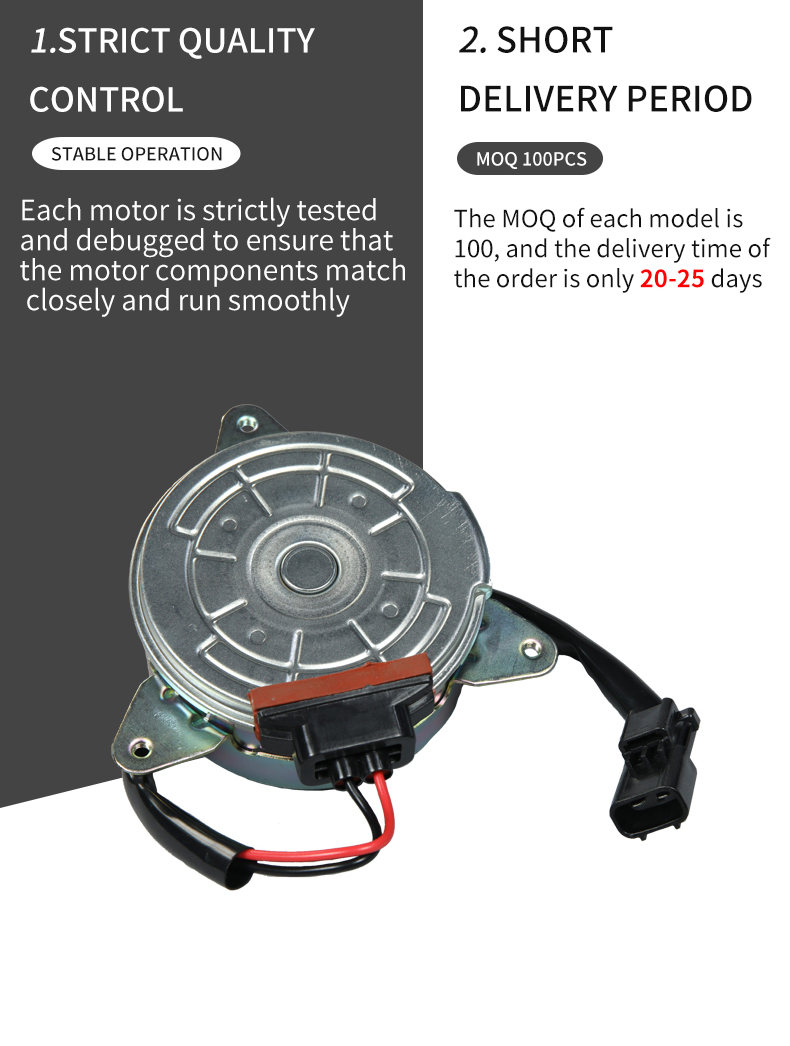 HONDA CITY radiator cooling fan motor 19030RBO004 China Manufacturers