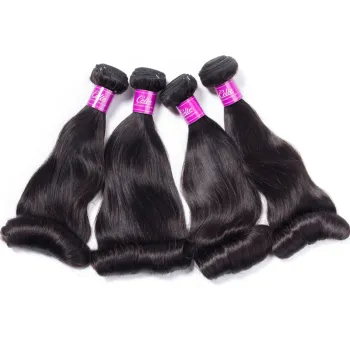 Wholesa No Shedding Tangle Great High Grade 1 donor 100% Virgin Brazilian Human Hair Bundles with Lace Closure for black women