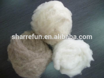 White/Ivory/Brown Pure Dehaired Cashmere Fiber China Supplier