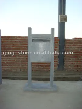 limestone mailbox