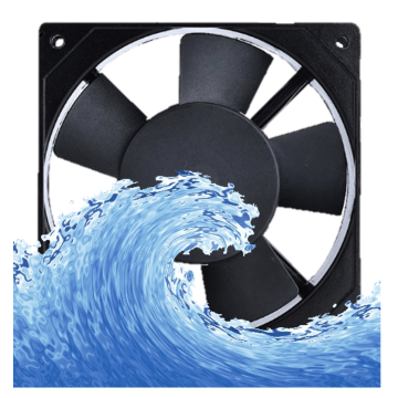 120x25 Windproof Oil DC Fan A8 Security