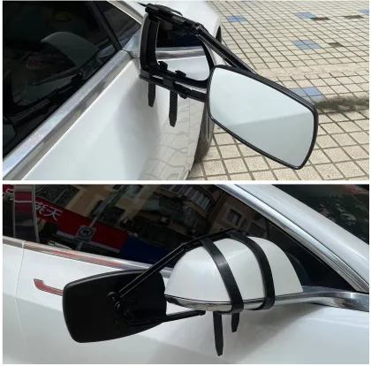 Extended vision car trailer mirror