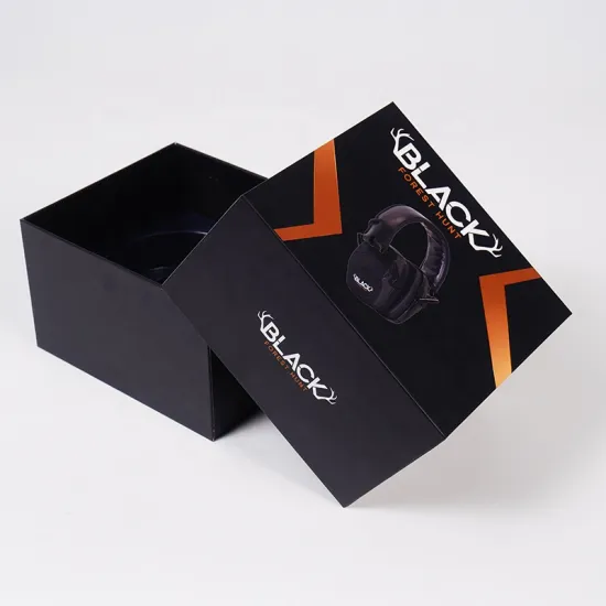 Custom Logo Rigid Gift Boxes with Removable Lid and Insertions for Clothing
