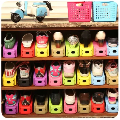 J540 Thick Plastic One-piece Shoe Stand , Shoe Storage Rack