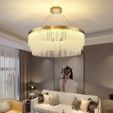 Jylifgting Light Luxury Crystal Tassel Chandeliers