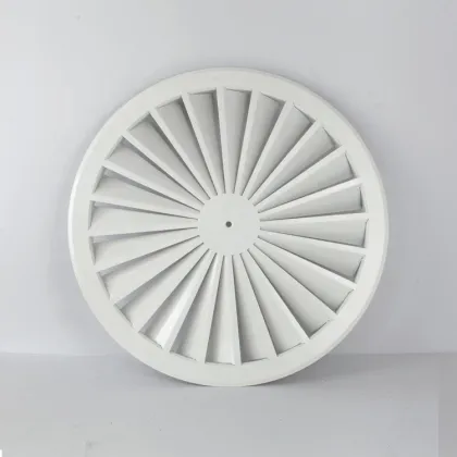 Round Swirl Diffusers with 22/24 Fixed Blades