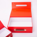 Chinese Style Luxury Gift Box with Leather Handle