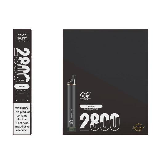 뜨거운 판매 일회용 vape 펜 플렉스 2800 퍼프