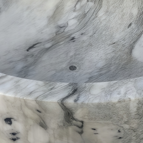 天然の灰色の大理石の浴槽