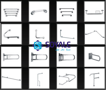 2015 Hot Selling Ss304 Bathroom Shower Disabled Grab Bar Handrail