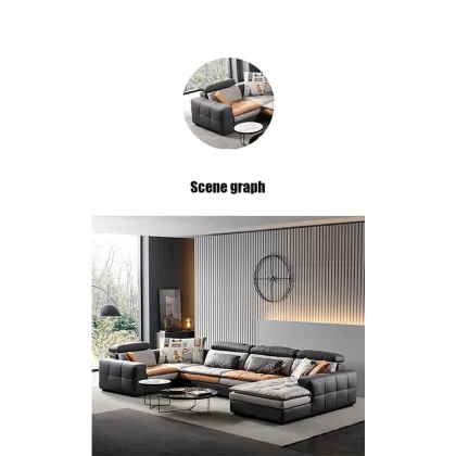 Chinese Curved Sectional Wooden Royal Furniture Sofa Set