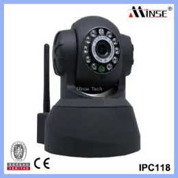 Smart PTZ 300K Pixel IP Dome Camera, Wireless IP Home Baby Monitor