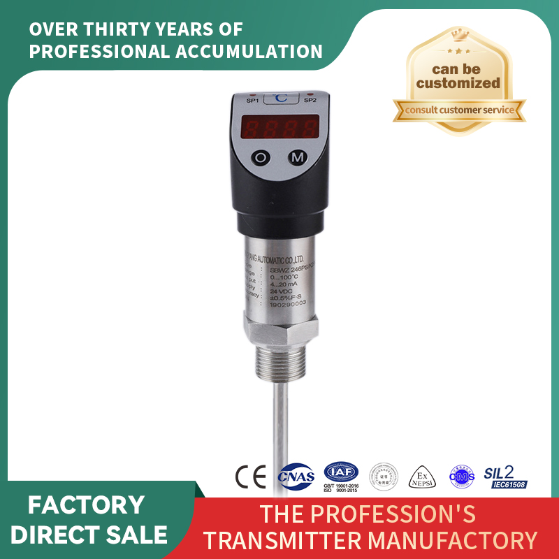 Control integrat al temperaturii cu ieșire PNP sau releu