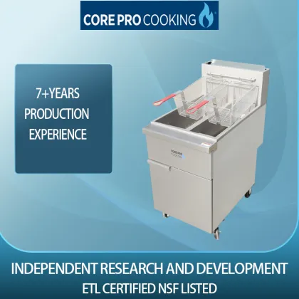 Commercial Gas Floor Deep Fryer - Liquid Propane Commercial Fryer Machine