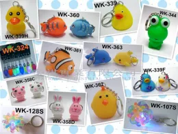 Flashing PVC Key chains