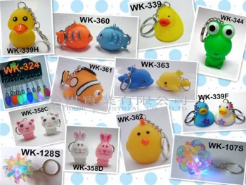 Flashing PVC Key chains