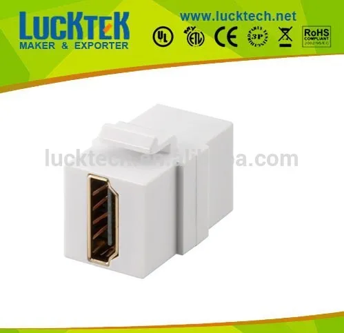 HDMI in-line keystone quick coupler