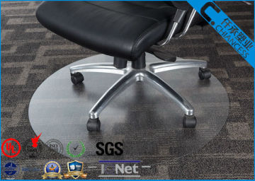 Round shape Anti-skidding polycarbonate chair mat and cushion pc sheet