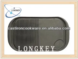 Cast Iron Duo Griddle Plate