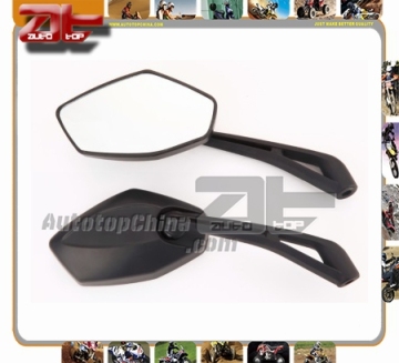 High quality black motorcycle mirrors with low price