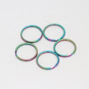Rainbow Nickel-Free Metal O-Ring Buckles for Luggage