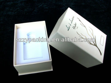 wholesale perfume box with white foam holder