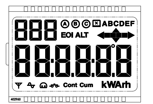 Response Fast Semi Transparent LCD Display