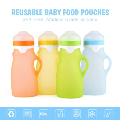 Color changing bpa free silicone ppsu baby bottle