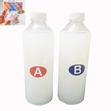 Fast Curing Super Soft Silicone Rubber for 8oz+8oz 1:1 Tab Squishies
