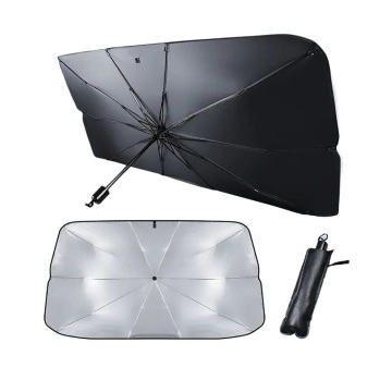 Car Sunshade: Heat Insulation Protection for Front Window - Foldable Car Sunshade Umbrella