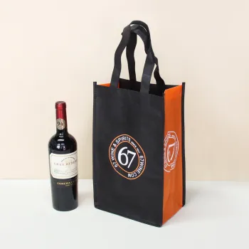 Wholesale Eco-Friendly Recyclable Non-Woven Supermarket Shopping Bags with Custom Color Logo