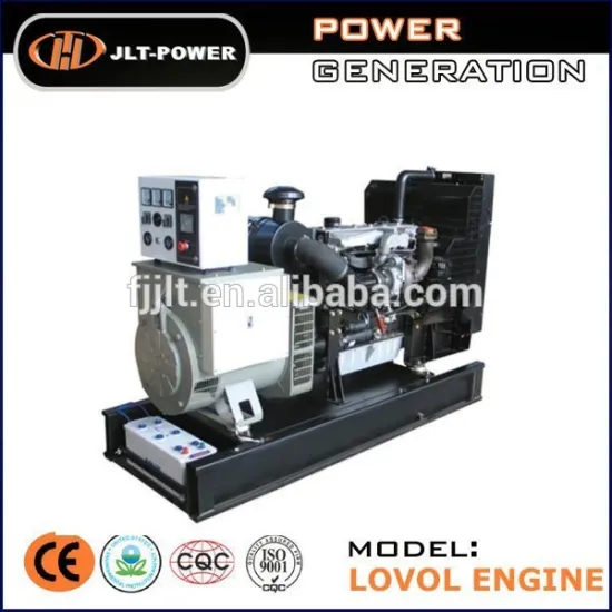 Water cooled 34kw generator price with Lovol engine