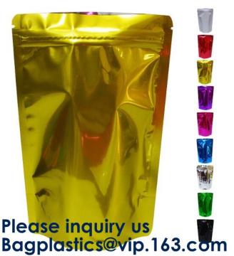Custom Printed Food Grade Plastic Laminated Aluminum Foil Flexible Metallized Flat Pouch 50g Snack Packaging Bags bageas