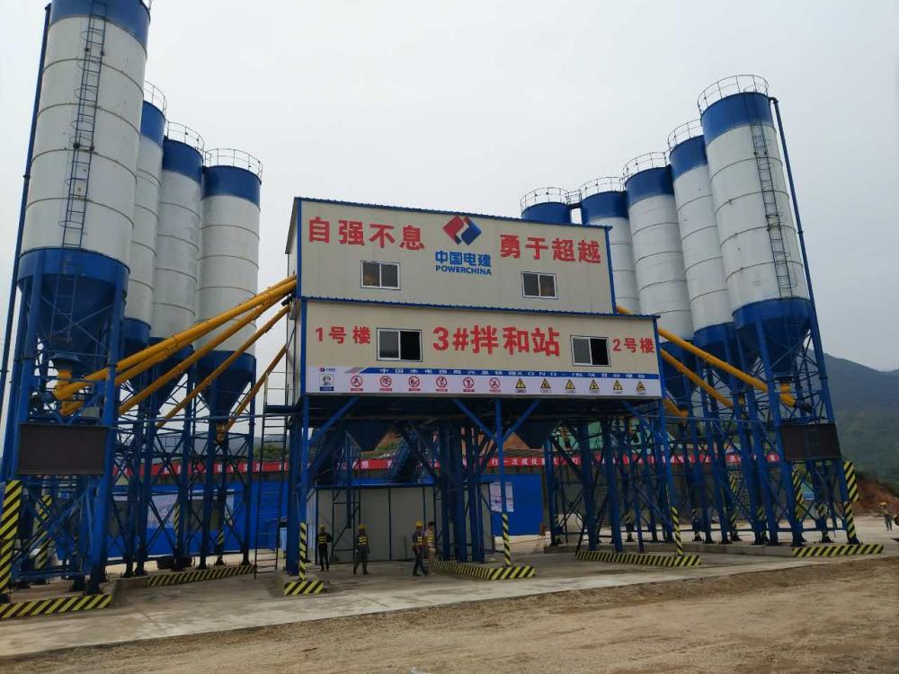 Automatic durable advanced 25m3 concrete batching plant