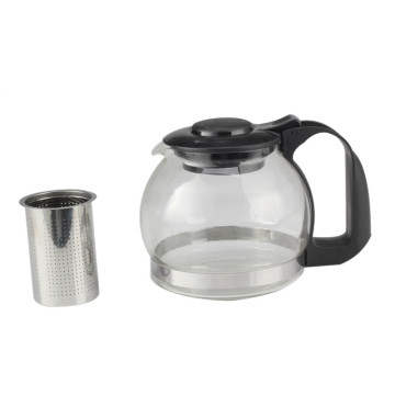 Household Glass Tea Pot With Stainless Steel Filter