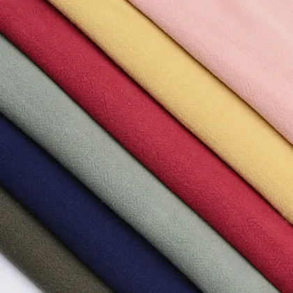 Fireproof Imitation Linen Cotton Viscose Blended Fabric