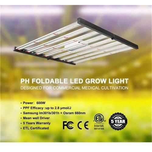 Lampada da coltivazione a led ad alta potenza 600w per serra