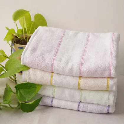 striped wholesale face towel three-piece suit