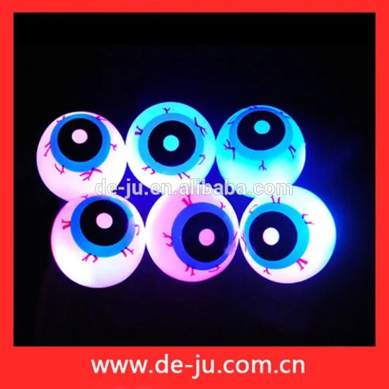 Halloween Gift Eye Ball Printing Flashing Led Toys
