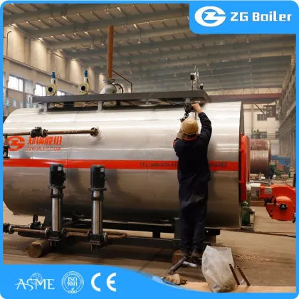 Gas steam boiler gas boiler with high steam boiler pressure