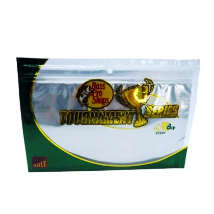 Factory Customized Print Fishing Worm Bait Bags Fishing Bait Packing Fishing Lure Bag Pack