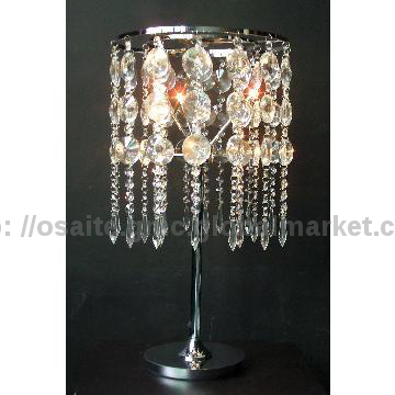 crystal table lamp with CE certification and 2-year guatantee