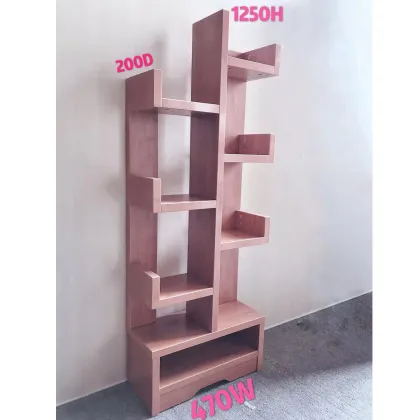 Modern Wood Bookshelf for Living Room and Office Furniture