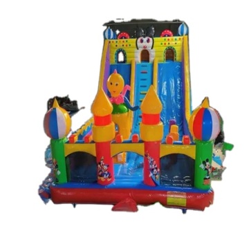 Giant Inflatable Bounce House Commercial Bouncy Castle with Slide