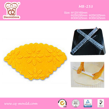gumpaste Transparent Deep Texture Decorating Rolling Pin