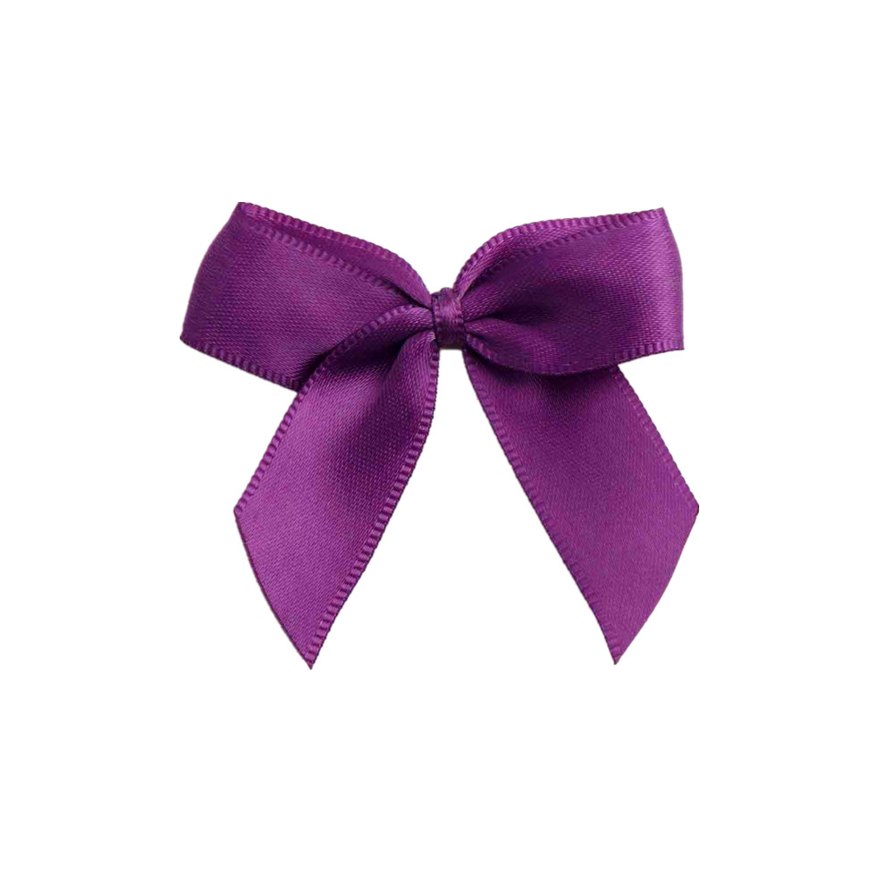 purple handcraft all size/style satin ribbon bow