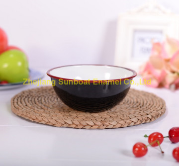 14*7.5*6cm dimension enamel mixing bowl