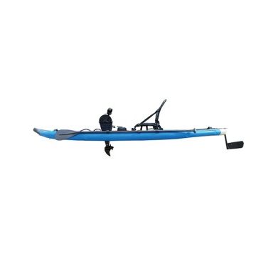 High Quality Inflatable Kayak with Pedal Drive for 2 Person - PVC Water Sports Boat
