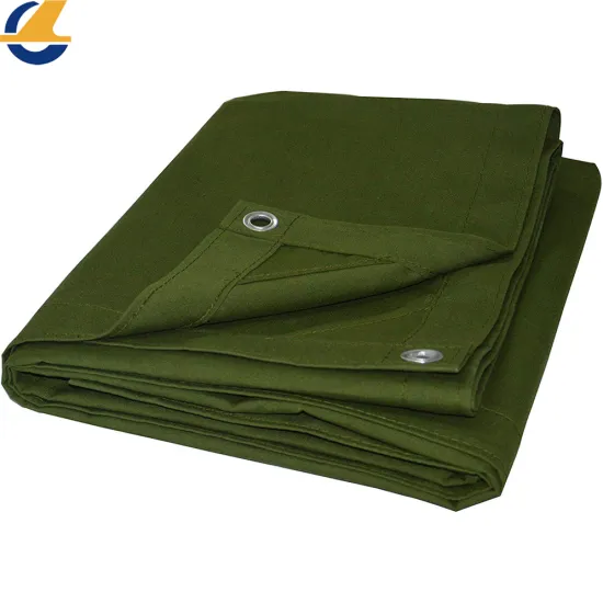 Oiled Canvas Polyester Tarp Heavy Duty